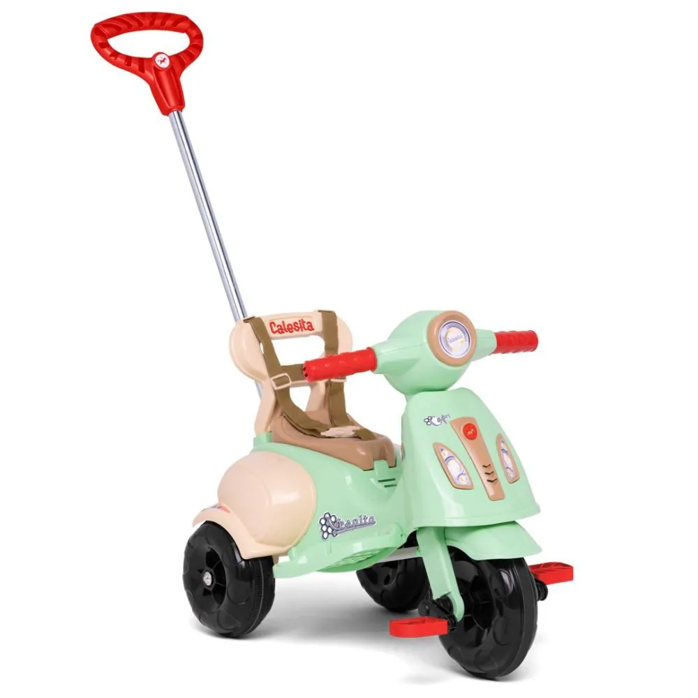 Triciclo Infantil Vespita Capri Passeio e Pedal Calesita - 1068