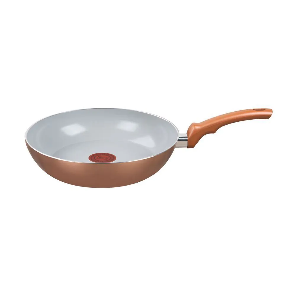 Wok Rochedo Ceramic 24Cm - Rose Gold