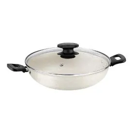 Wok com Tampa Smart Plus Brinox 28Cm - Mocha Mousse