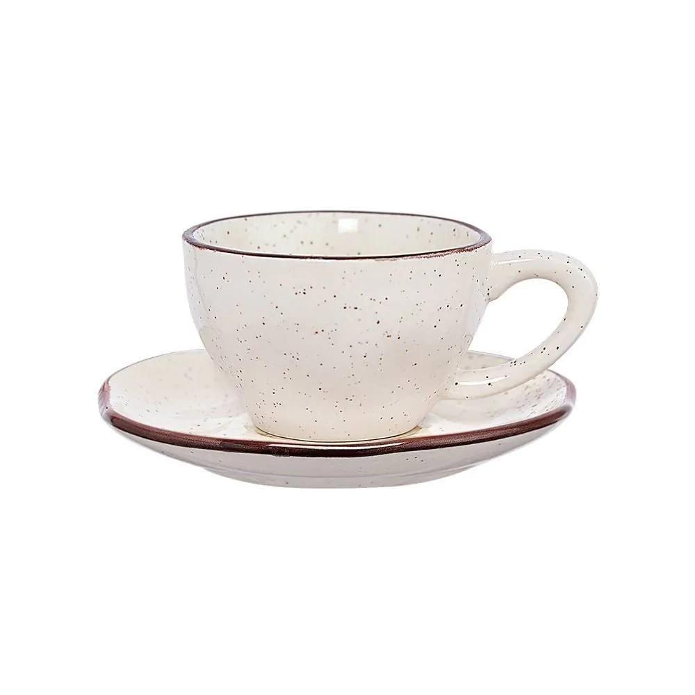 Xícara de Café com Pires Bahamas Hauskraft - 85ml