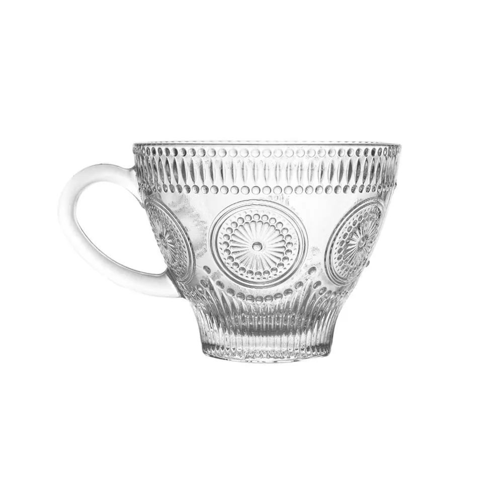 Xícara de Chá Vidro Zara Inga 220 Ml - Transparente