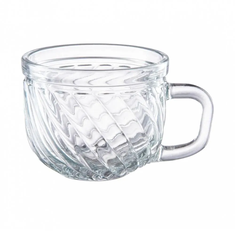 Xícara de Vidro Maresias Allmix 255Ml - Transparente