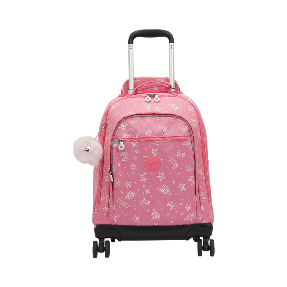 Mochila com Rodas Kipling New Zea Glitter Cats