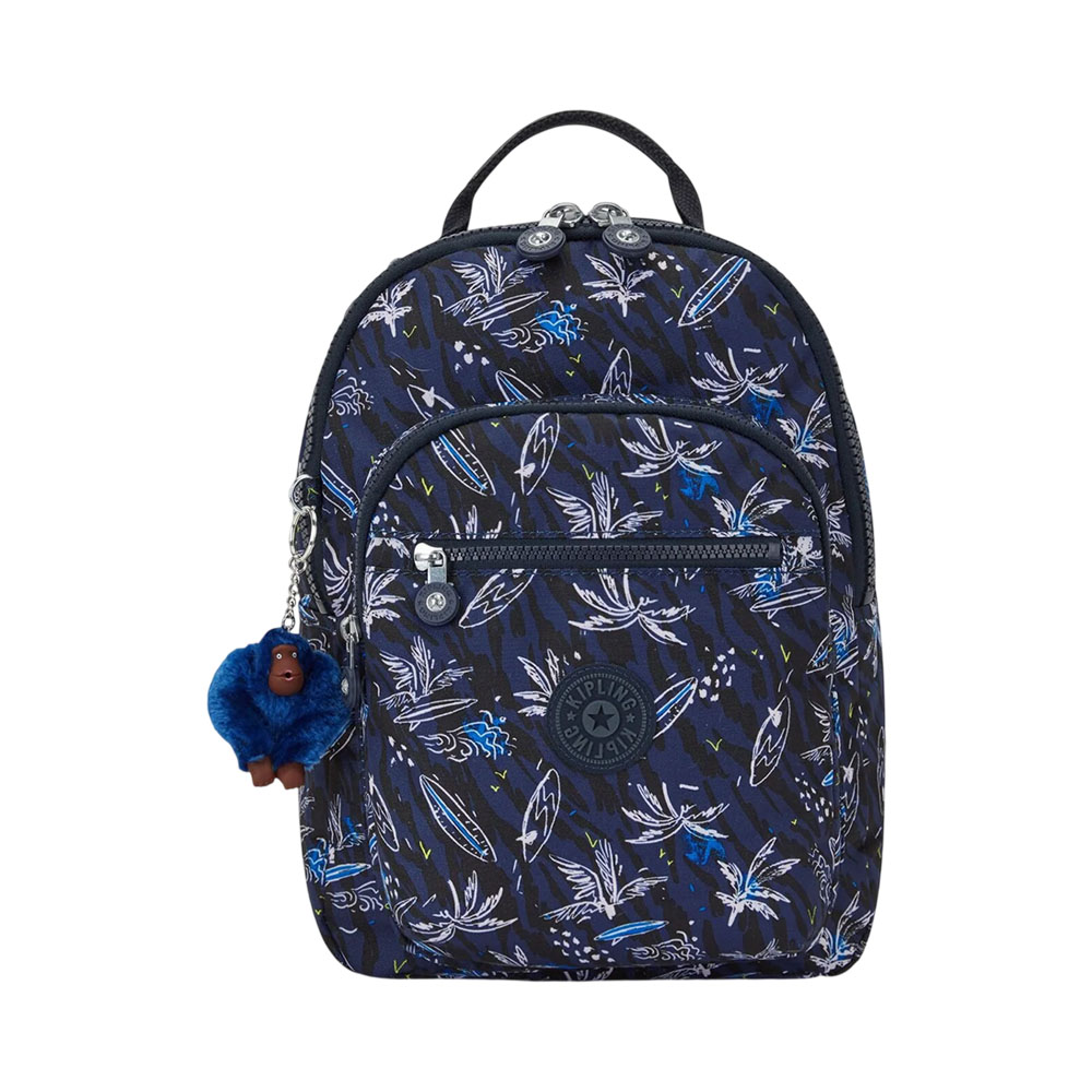Mochila Kipling Seoul S Surf Sea Prt