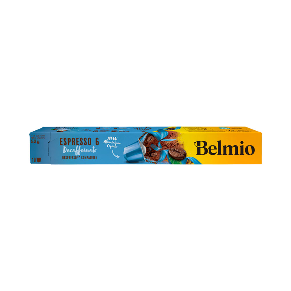 Café Belmio Espresso 6 Decaffeinato 10 Unidades 52GR