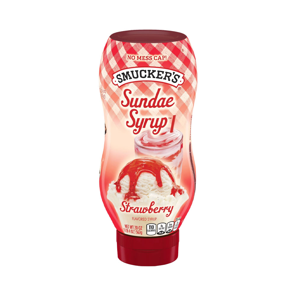 Molho de Sobremesa Smucker's Sundae Syrup Strawberry 567GR