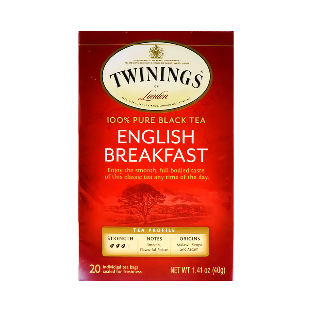 Chá Preto Twinings English Breakfast 20 Unidades