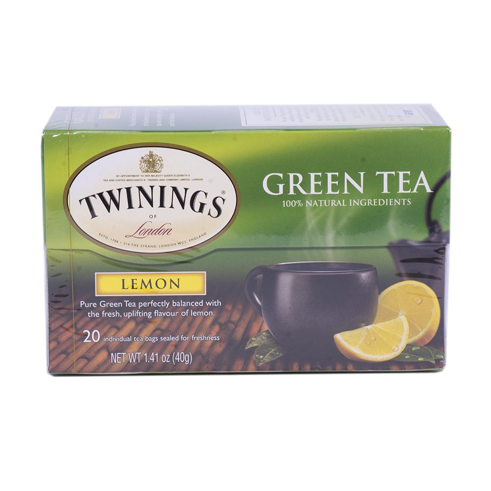 Twinings Te Green Lemon 20bags