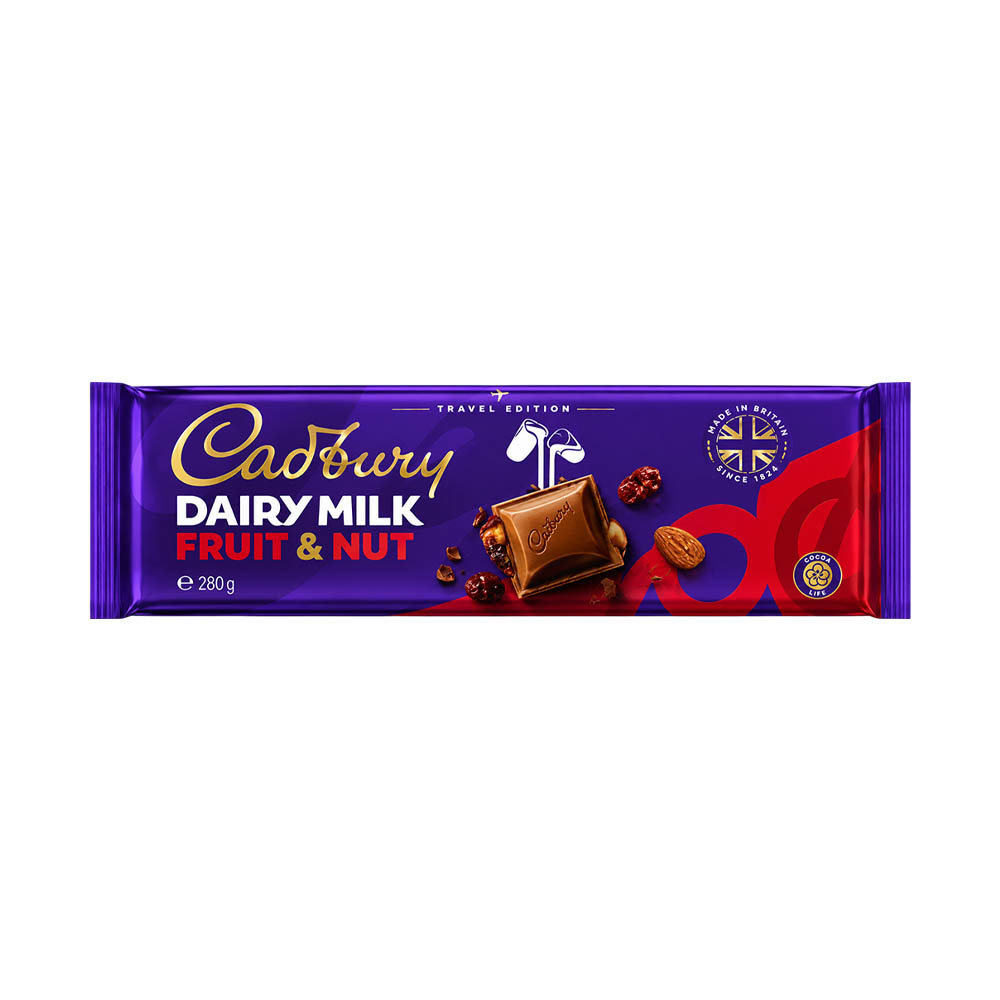 Chocolate Cadbury Dairy Milk Fruitnut 280G