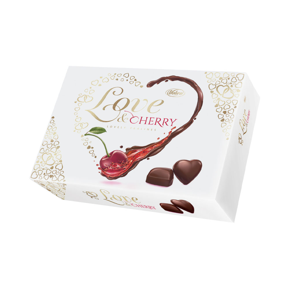 Chocolate Vobro Love&cherry 300GR