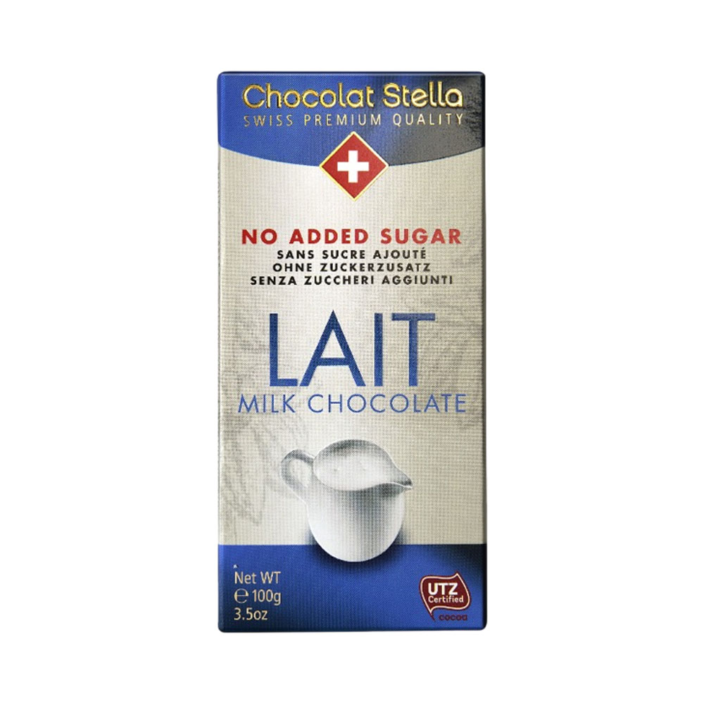 Chocolate Stella Milk no Added Sugar 100GR