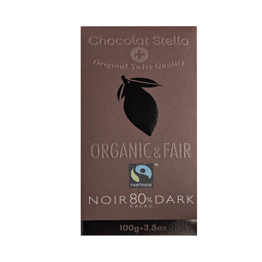 Chocolate Stella Organic & Fair 80% Cacao 100G