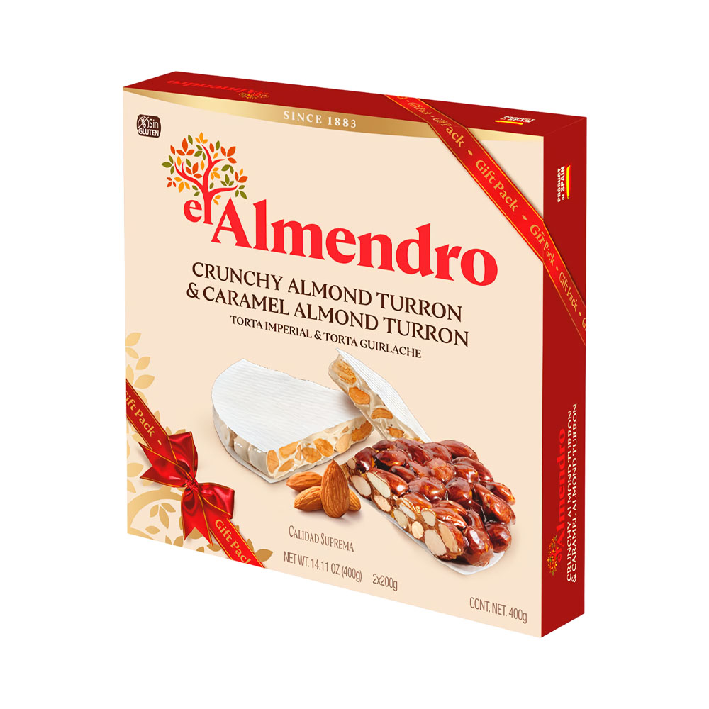Nougat EL Almendro Torta IMPERIAL&amp;TORTA Guirlache 400GR