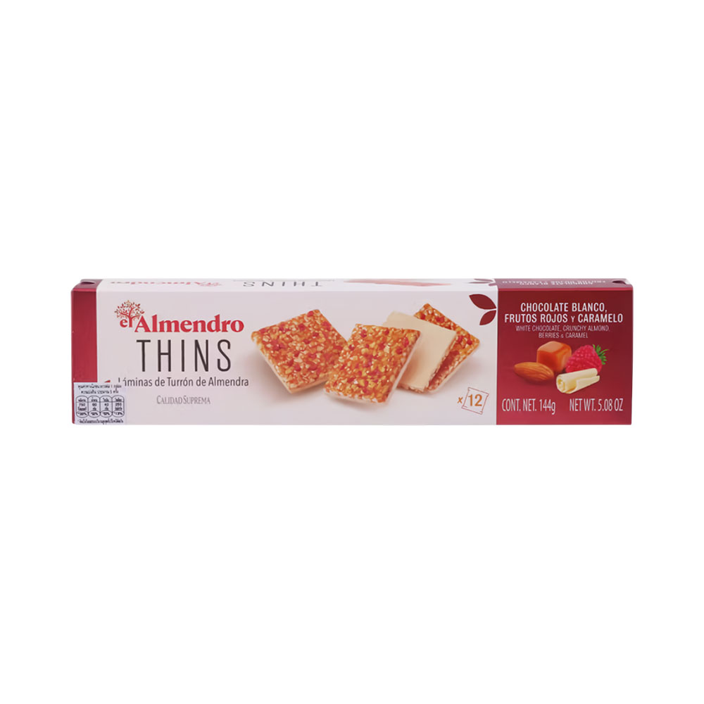 Folhas de Torrone EL Almendro Thins 144GR