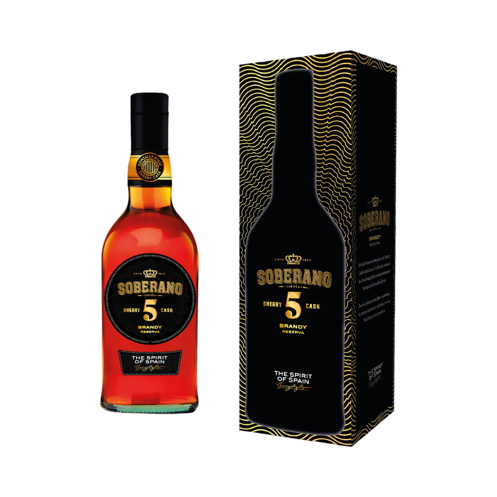 Brandy Soberano Sherry 5 Casck 700ML