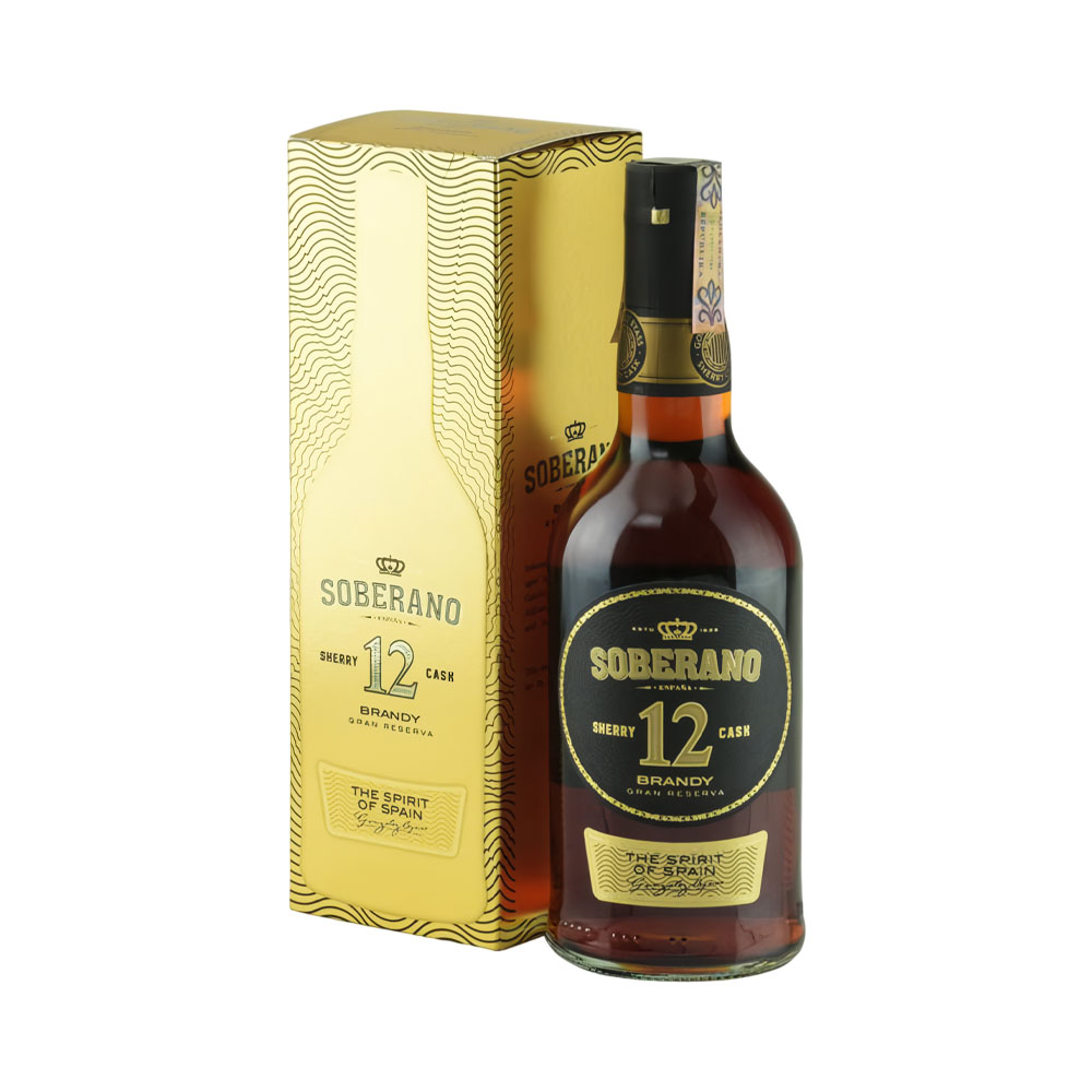 Brandy Soberano Sherry 12 Casck 700ML