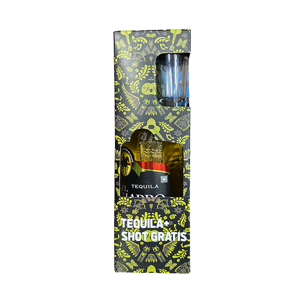 Tequila El Charro Reposado 750ml + 1 Vaso Jaibolero