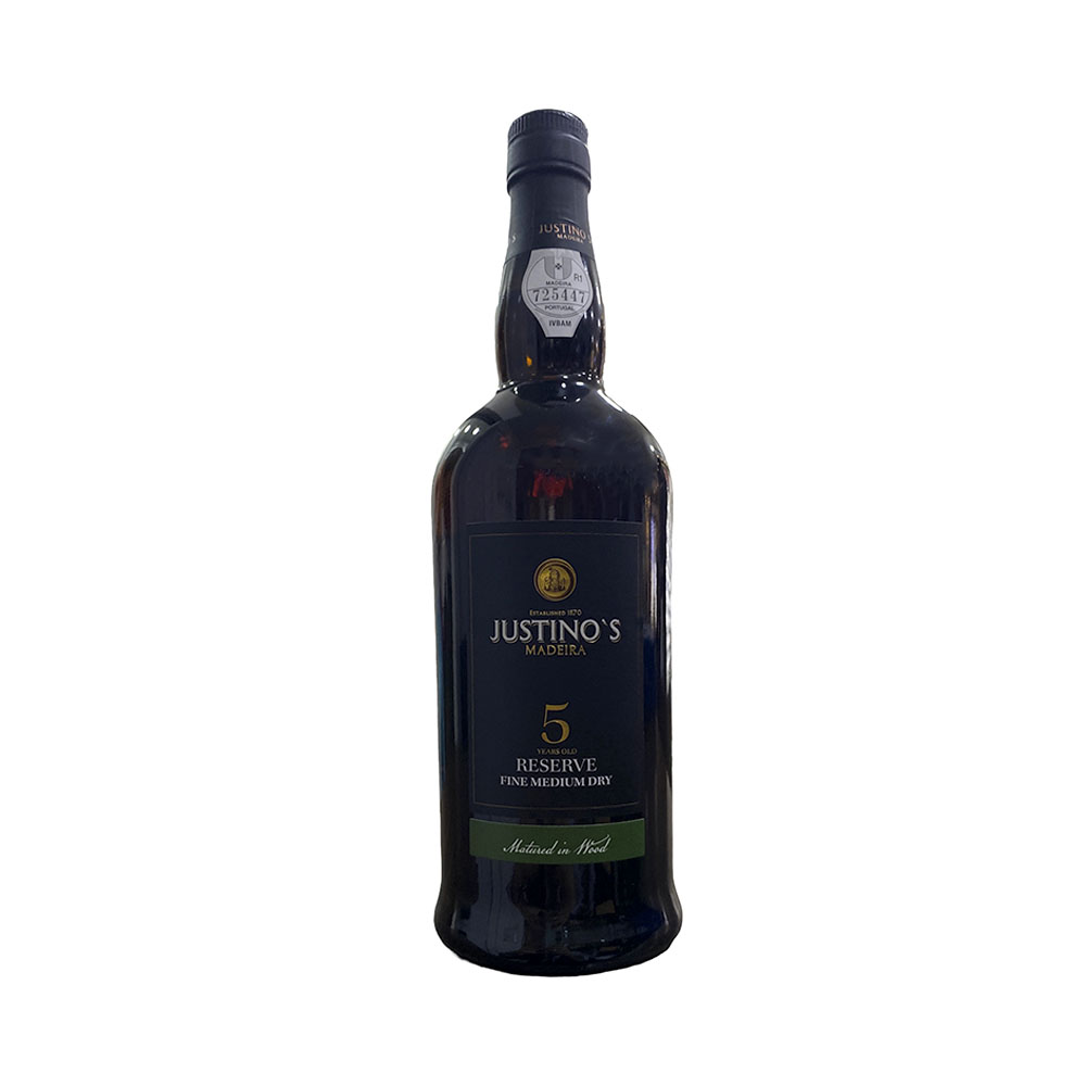 Vinho Justino's Madeira 5 Years Old Fine Medium Dry 750ML