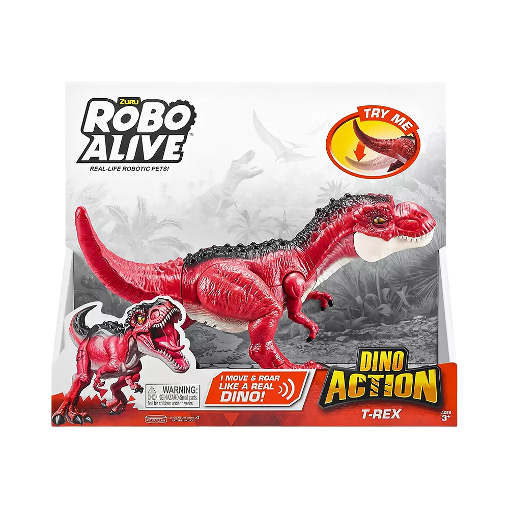 Figura de Dinossauro Zuru Robo Alive Dino Action T-rex 7171