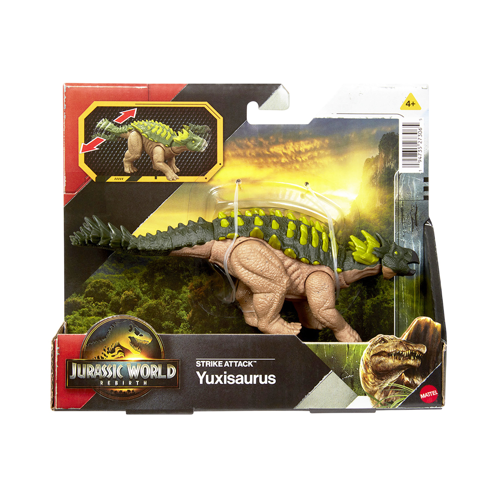 Figura de Dinossauro Mattel Jurassic World Rebirth Strike Attack JGB77 Sortido 1 Peça