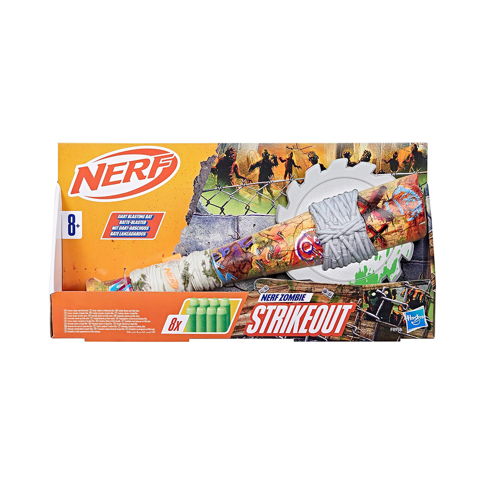 Lançador de Dardos Hasbro Nerf Zombie Strikeout F8959
