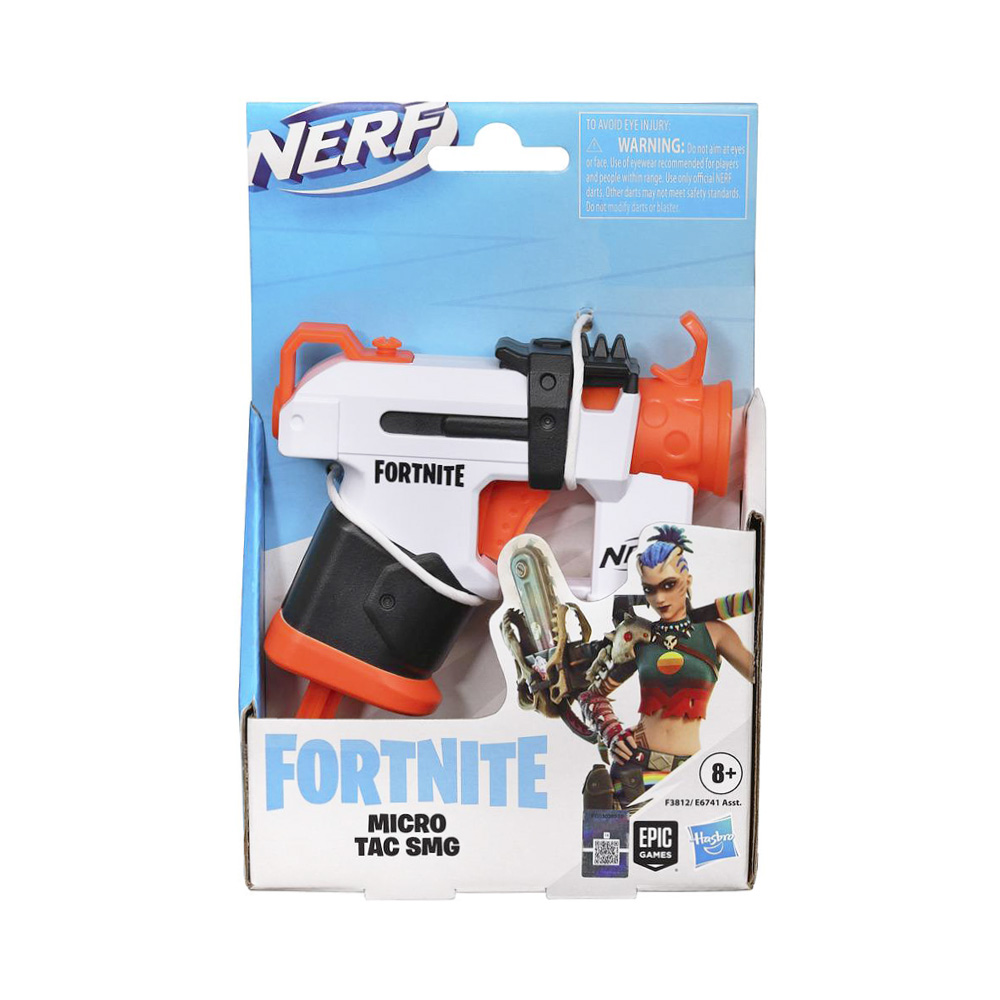 Mini Lançador de Dardos Hasbro Nerf Fortnite Micro Tac Smg F3812