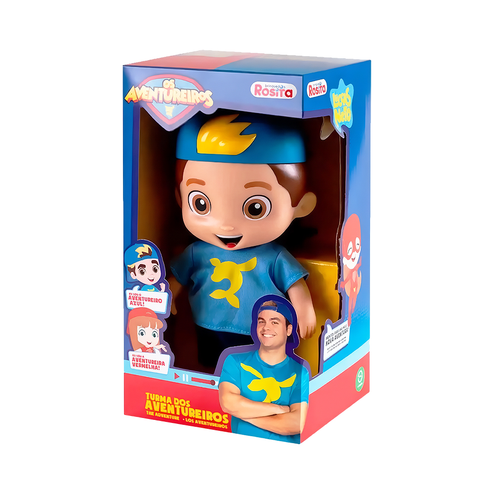 Boneco Rosita OS Aventureiros Aventureiro Azul 1240