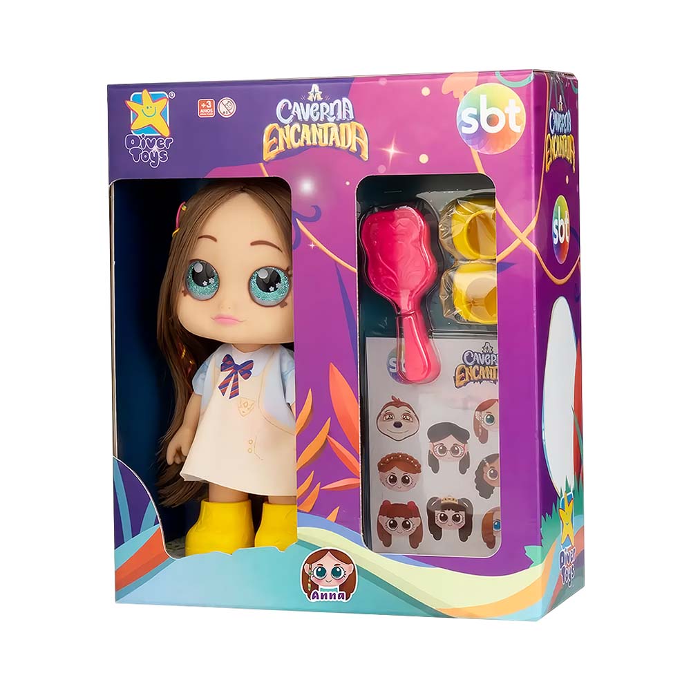 Boneca Divertoys Caverna Encantada Ana 8338