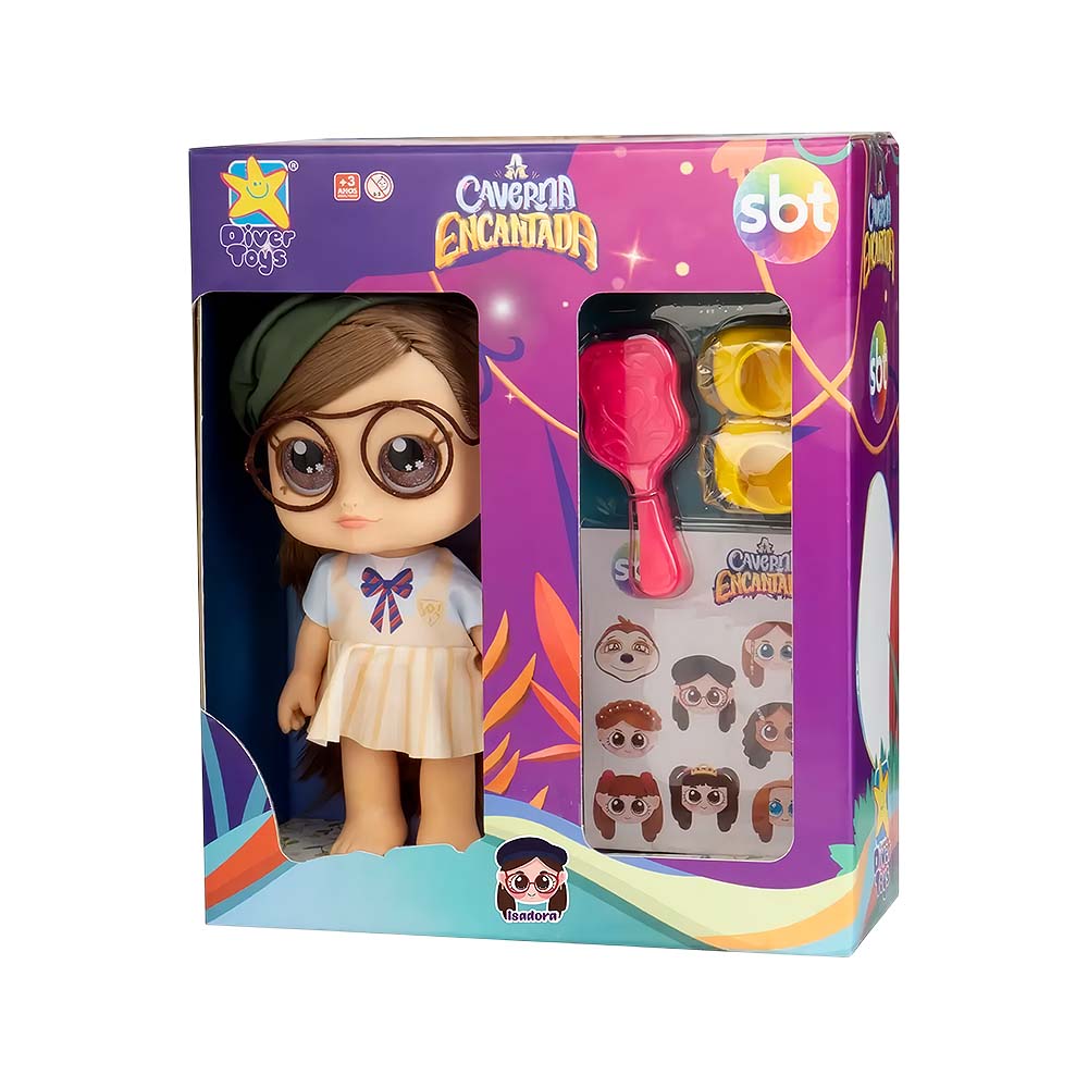 Boneca Divertoys Caverna Encantada Isadora 8342