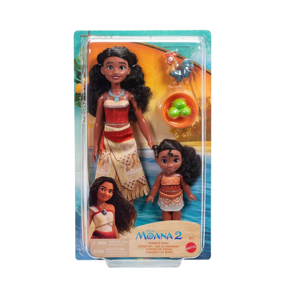 Set de Juego Mattel Moana Y Simea JBT41