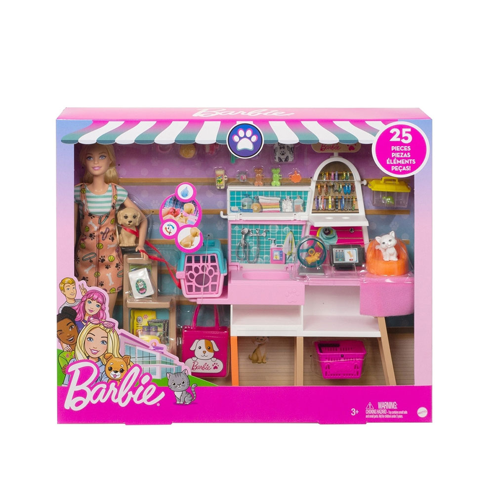 Mattel Grg90 Barbie Tienda P/ Mascotas
