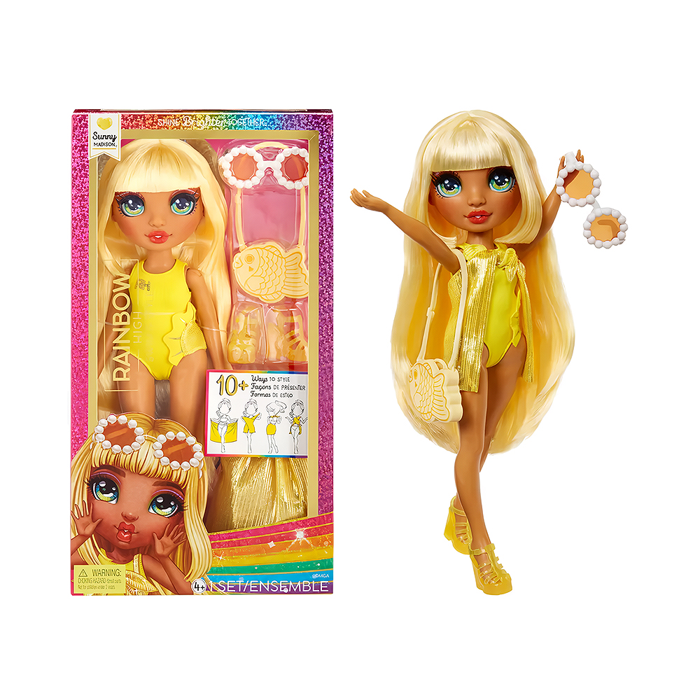Boneca Rainbow High Swin &amp; Style Sunny Madison 507284EUC