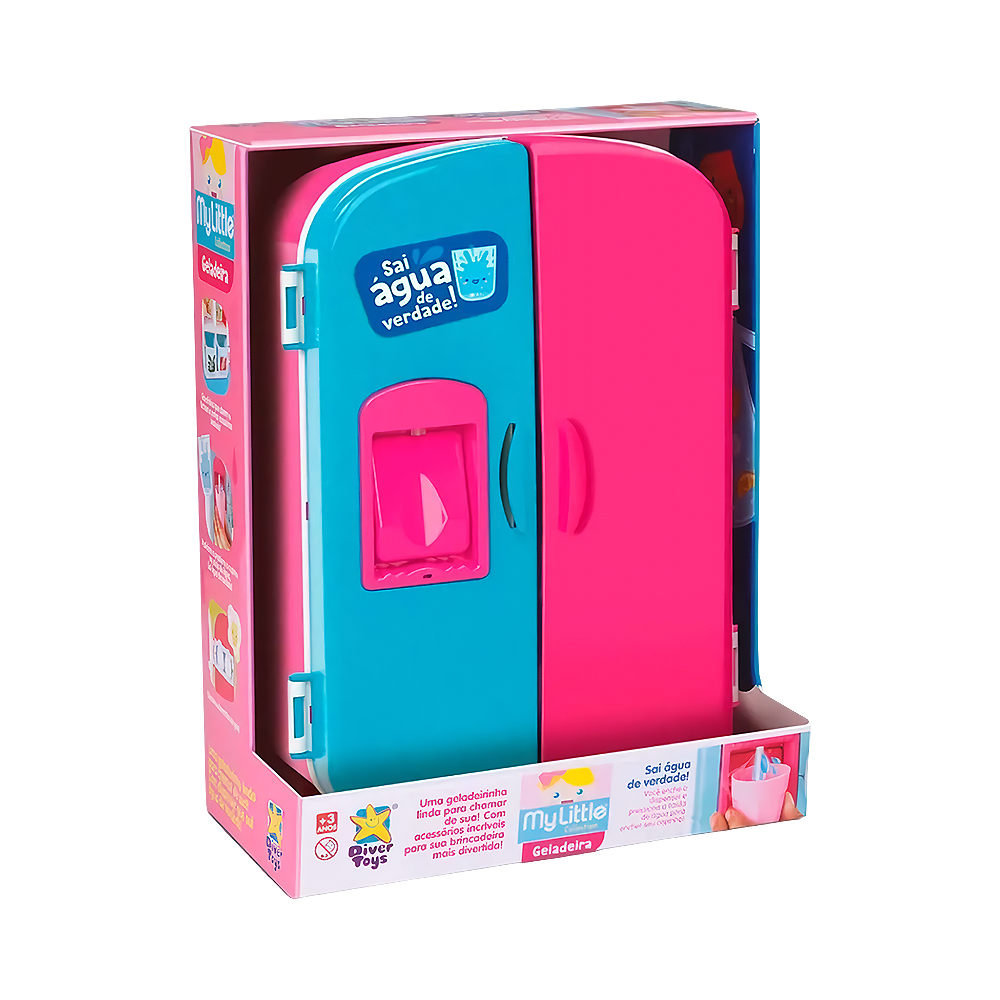 Brinquedo Divertoys MY Little Collection Geladeira 8172