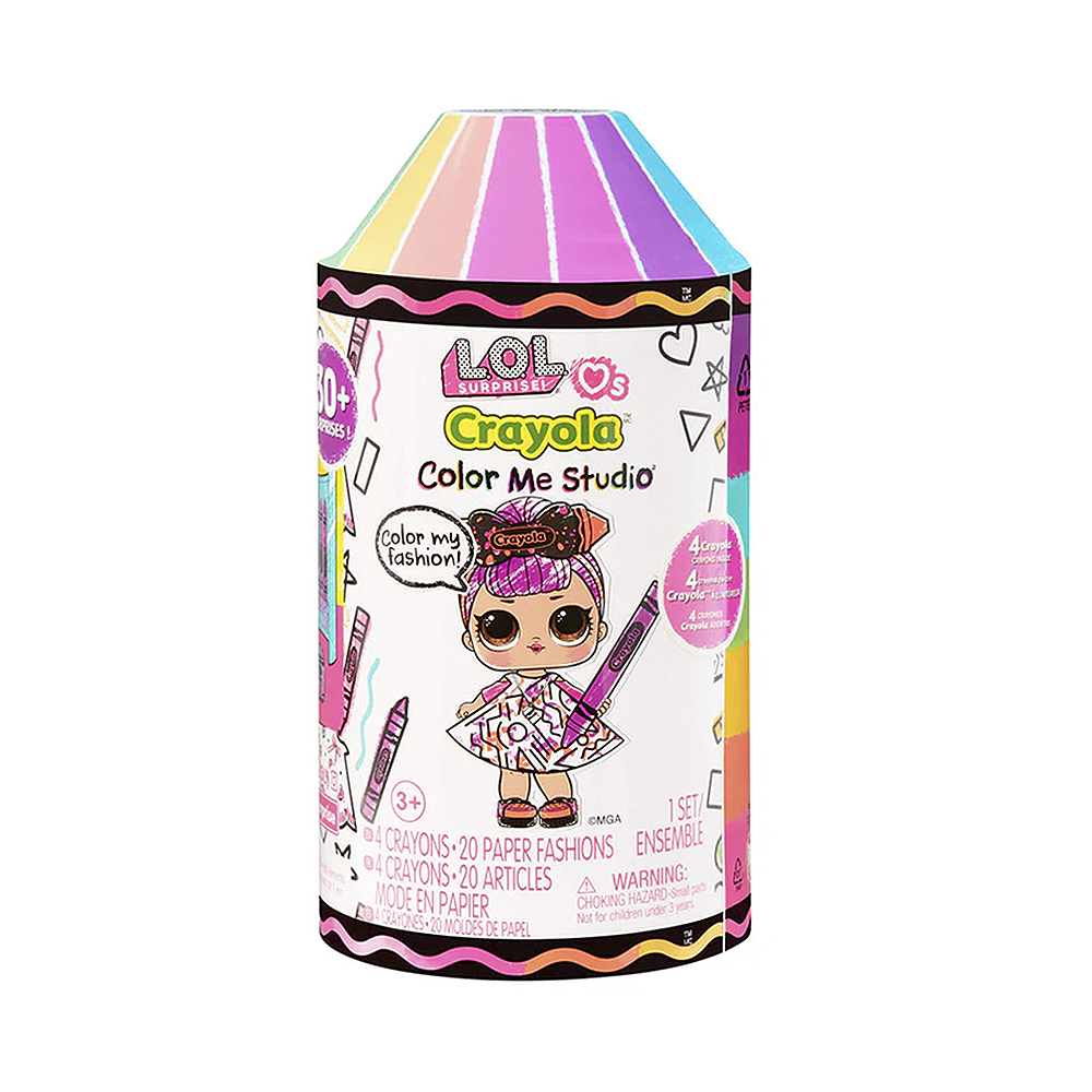 Boneca L.o.l Surprise Loves Crayola Color ME Studio 505273EUC