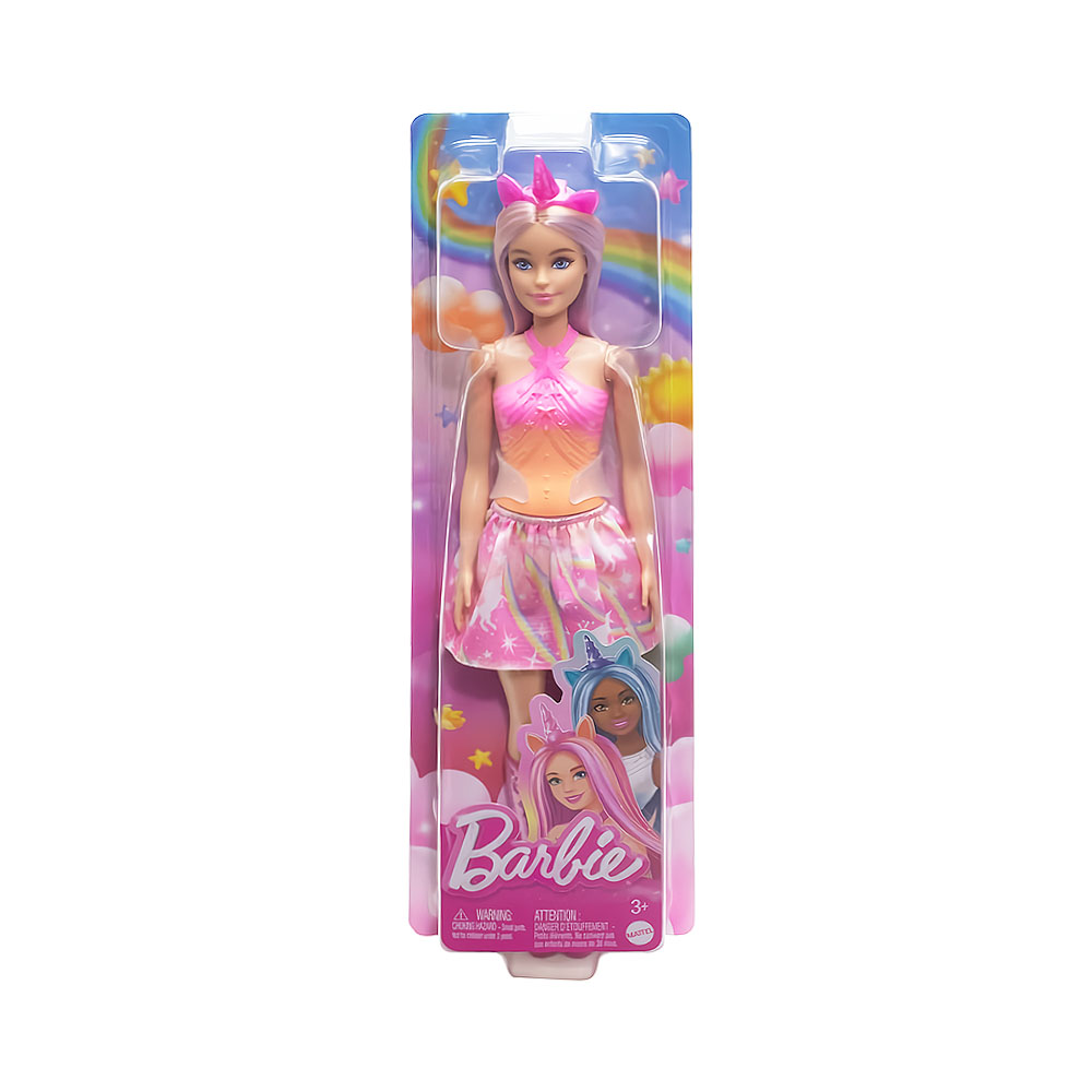 Boneca Mattel Barbie Unicorn Doll With Pink Hair HRR13