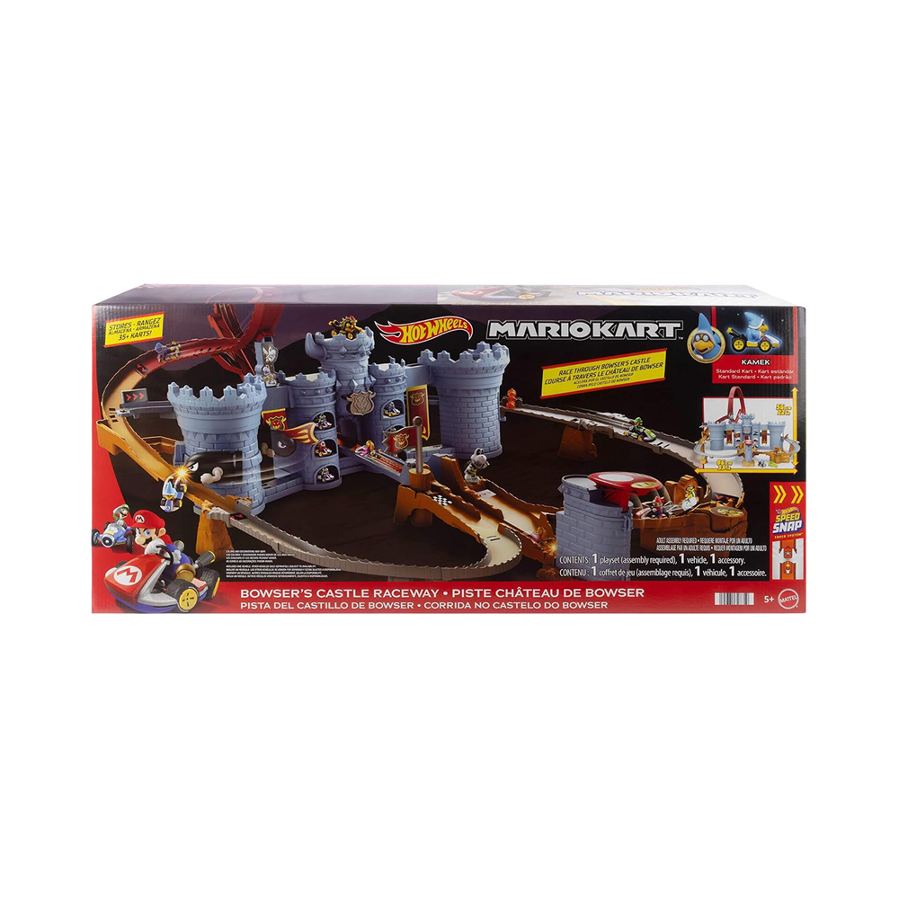 Pista de Jogo Mattel Hot Wheels Mariokart Pista do Castelo de Bowser JHD24