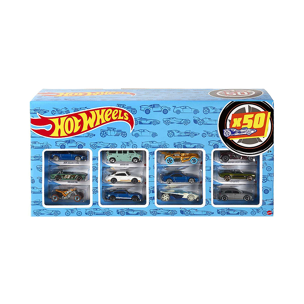 Kit de Carros de Coleção Mattel Hot Wheels CGN22-N0712 50 Unidades