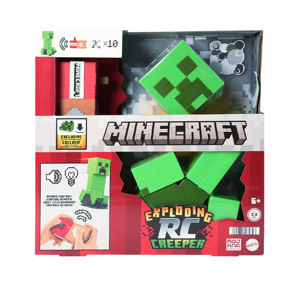 Brinquedo Mattel Minecraft Exploding RC Creeper