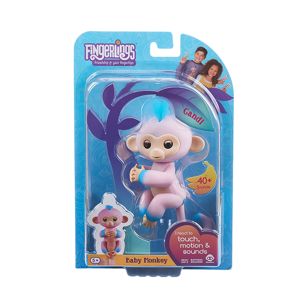 Figura Interativa Fingerlings Baby Monkey Candi 3722