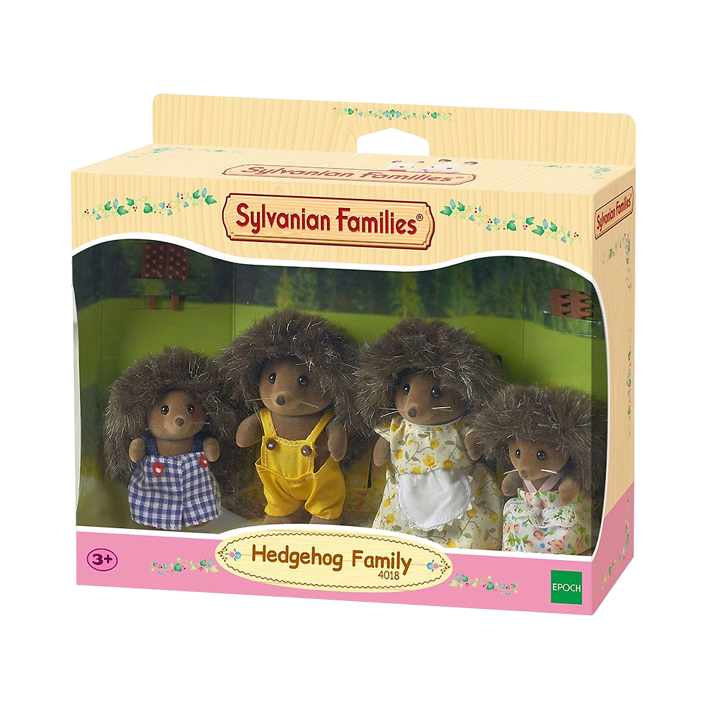 Figuras Epoch Sylvanian Families Hedgehog Family 4018