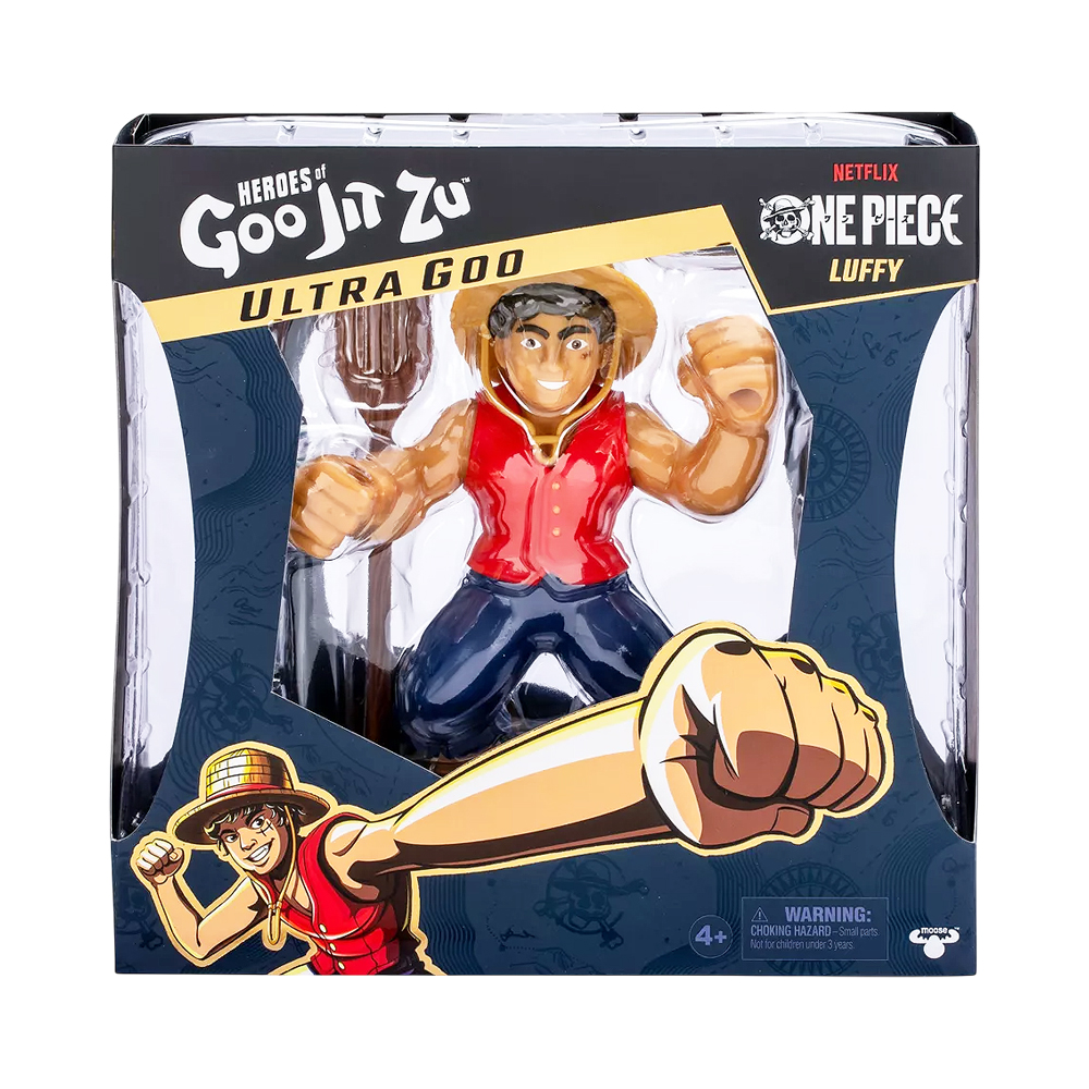 Figura Moose Toys Goo Jit ZU Heroes Ultra Goo One Piece Luffy 29396