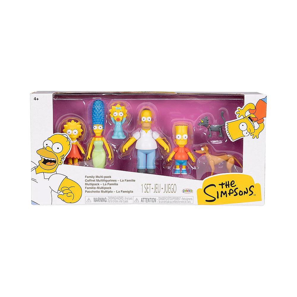 Kit de Figuras Jakks Pacific The Simpsons Family Multi-pack 17539