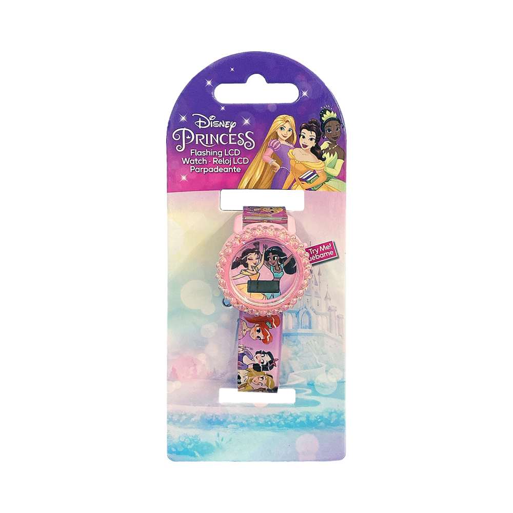 Relógio Digital Mays Disney Princess PN4537BOI Rosa