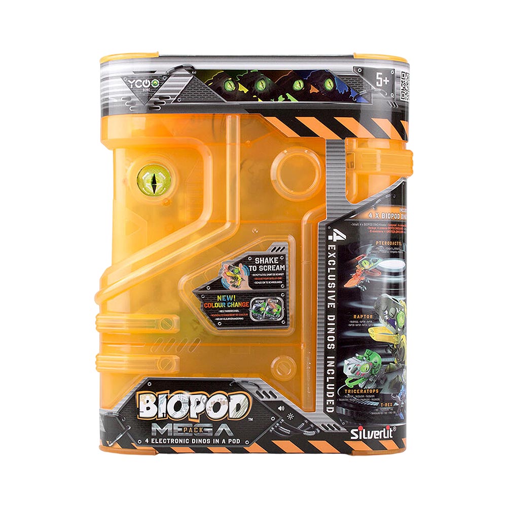 Brinquedo Silverlit Ycoo Bionic Biopod Mega Pack PG-88155-IN-01 4 Unidades