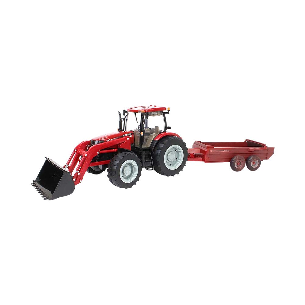 Juguete Tomy Case IH Agriculture Big Farm Puma 195 Tractor With Spreader 44390