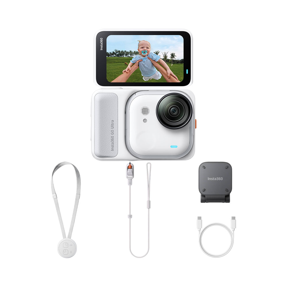 Câmera de Ação INSTA360 GO Ultra Standard Bundle Arctic White