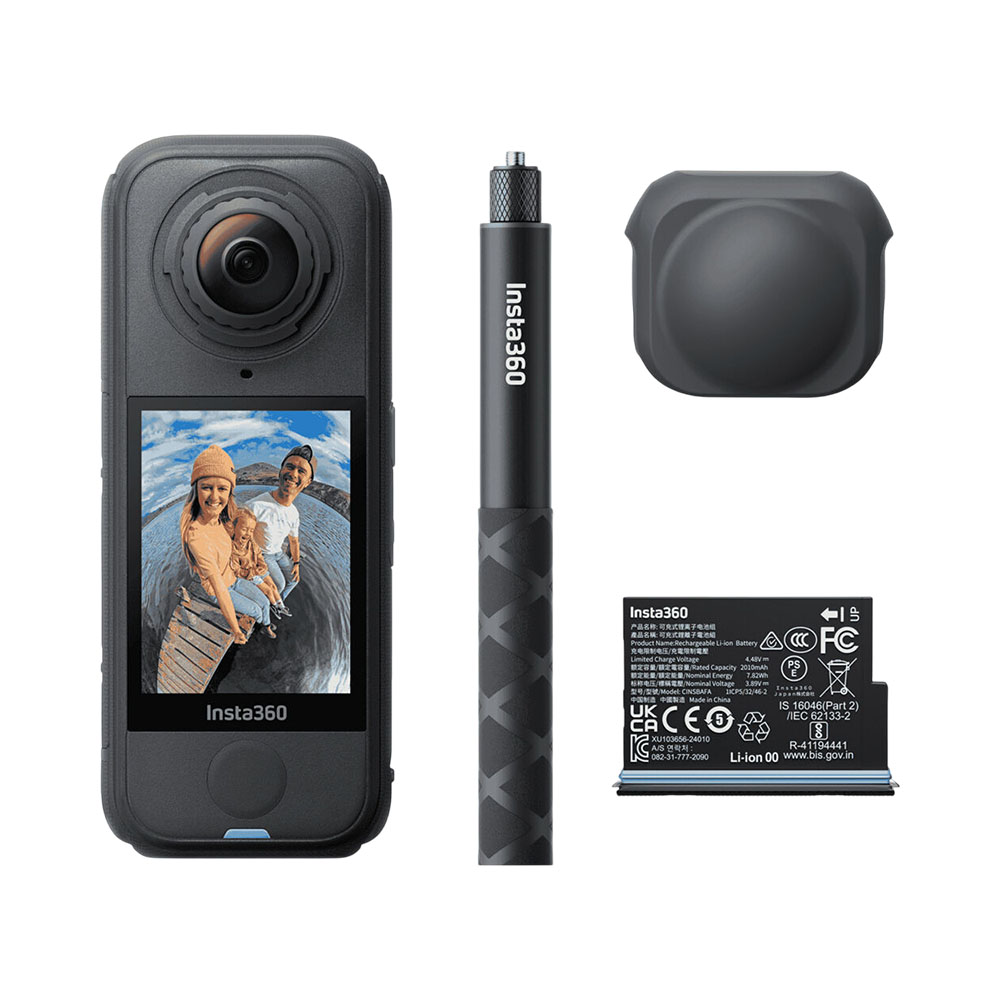 Câmera de Ação INSTA360 X4 AIR Cinsaafa Starter Bundle