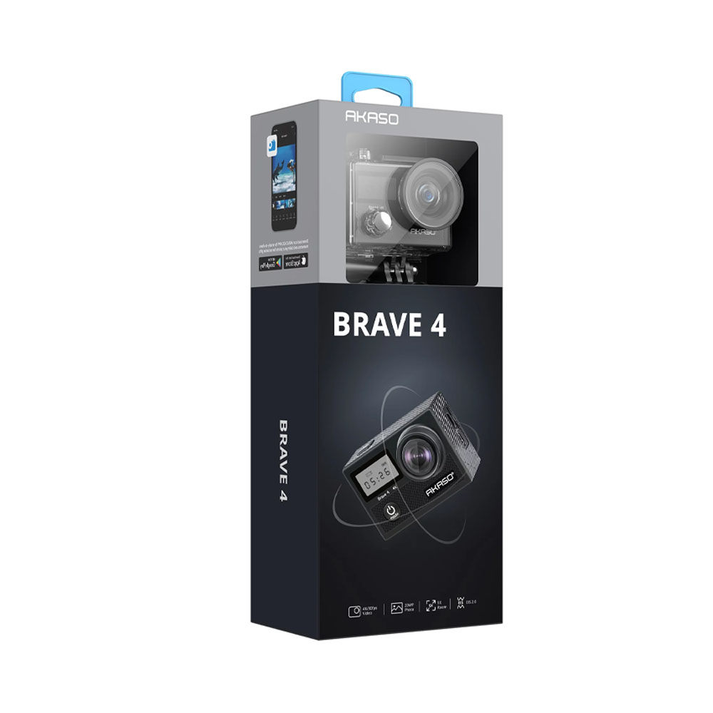 Câmera de Ação Akaso Brave 4 Black