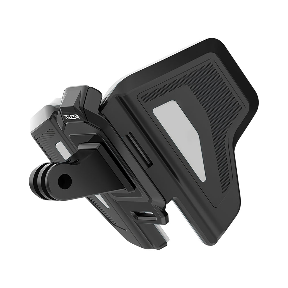 Soporte de Barbilla para Casco de Motocicleta Telesin GP-HBM-MT2-YH Silver Gray