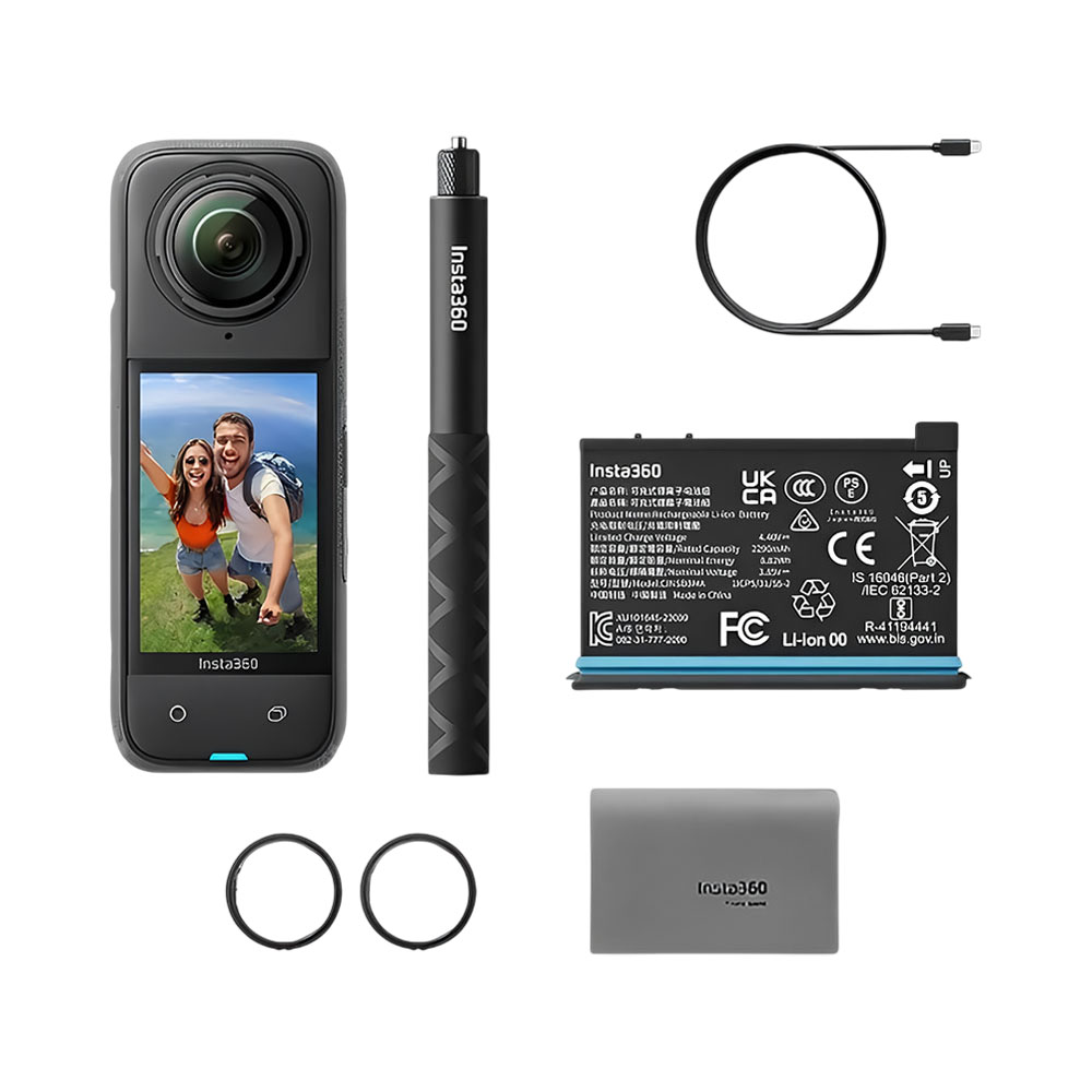 Kit Câmera de Ação INSTAX360 X4 Starter Bundle Cinsabma